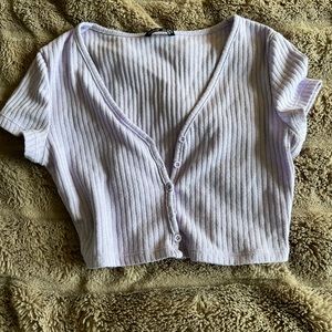 Purple crop top